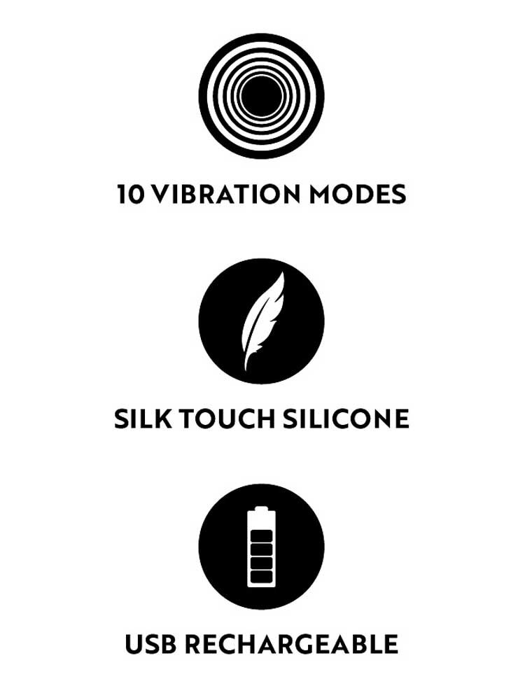 10.8cm Cuties Silky Touch Mini Rabbit Ears Vibrator Purple You2Toys