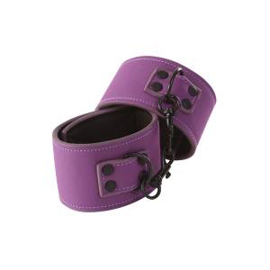 Lust Bondage Purple Wrist Cuffs by NS Novelties