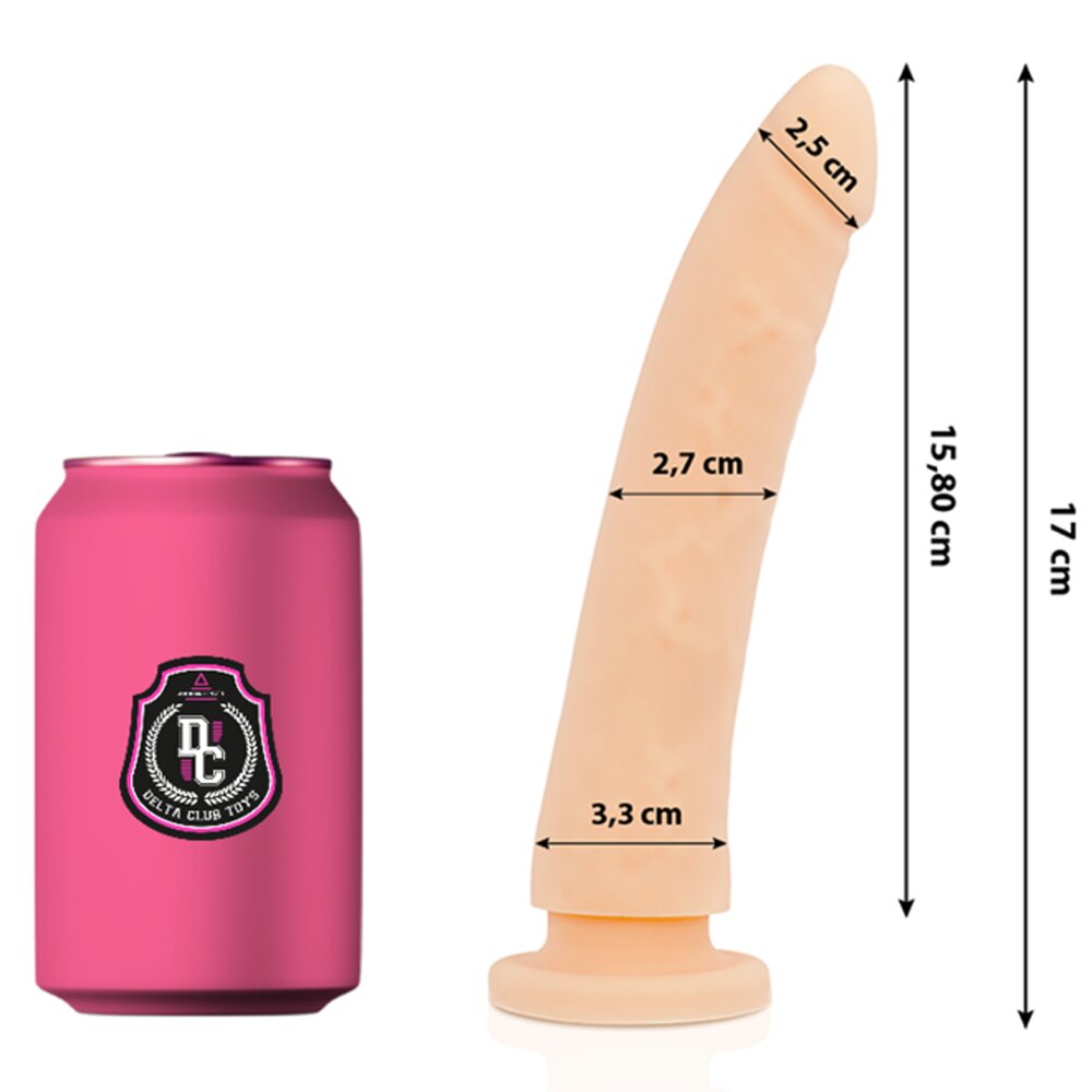 17.0cm Delta Club Silicone Dildo Skin DreamLove