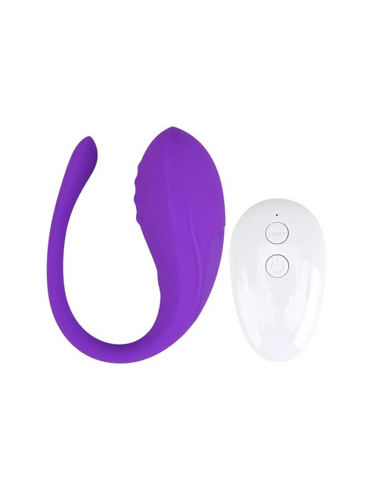 Remote Controlled Love Egg Vibrator Purple Loving Joy
