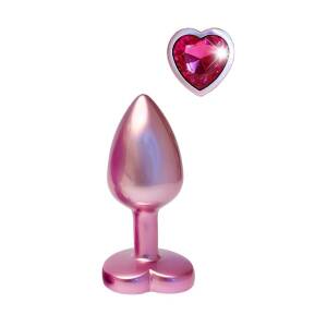 2.7cm Ø Small Heart Gleaming Love Plug Pink 7.1cm Dream Toys