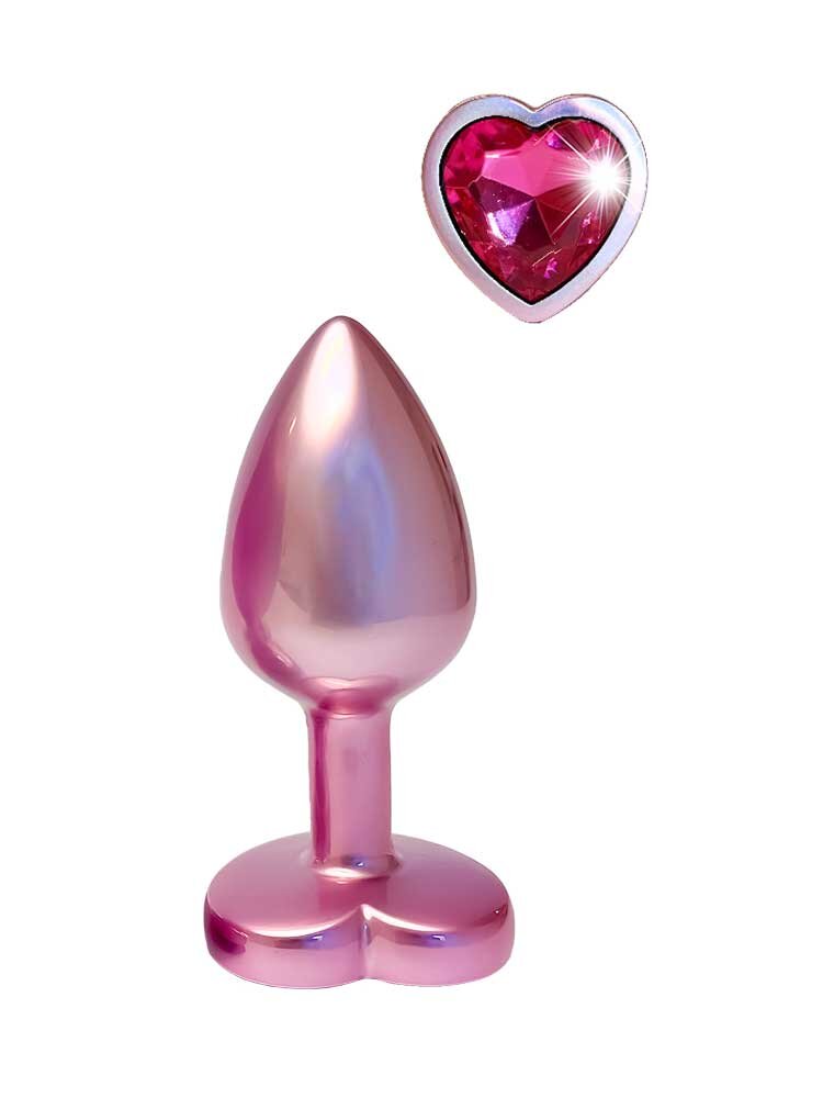 2.7cm Ø Small Heart Gleaming Love Plug Pink 7.1cm Dream Toys