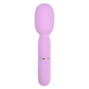 14.0cm Pink 10 Speed Wand Vibrator Nauti Petites