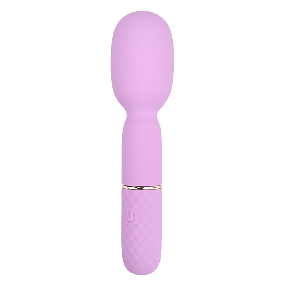14.0cm Pink 10 Speed Wand Vibrator Nauti Petites