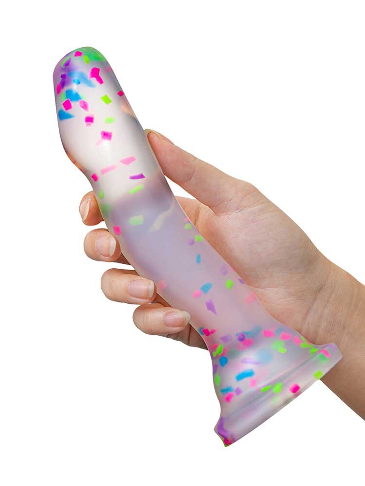 19.0cm Neo Glow in the Dark Hanky Panky Dildo Blush Novelties