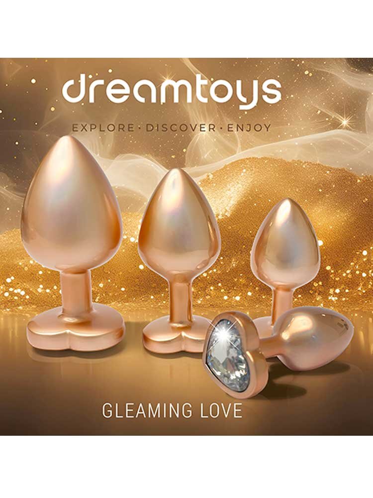 4.3cm ØMax Gleaming Love Trainer Kit Gold Heart Gem Dream Toys