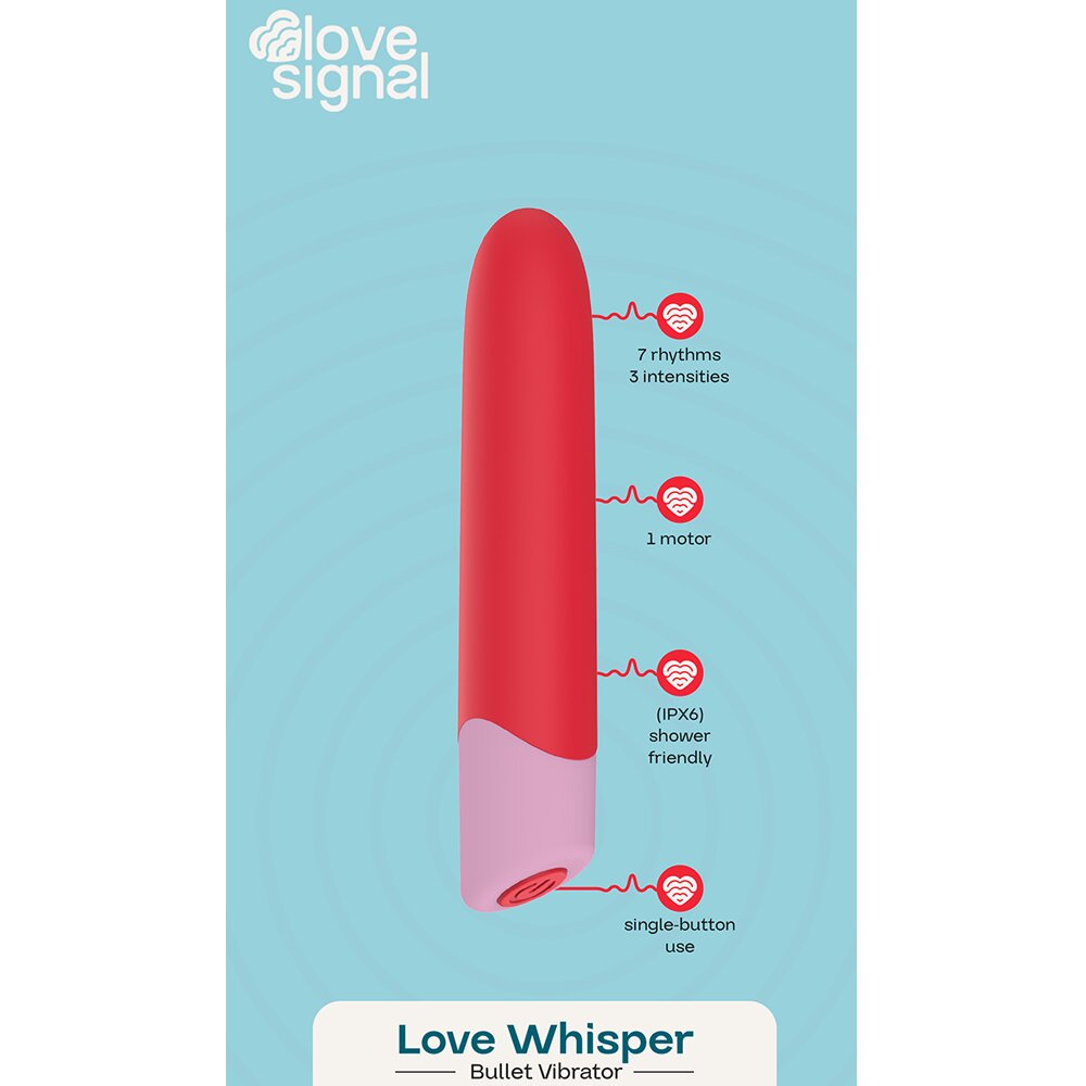 12.4cm Love Whisper Bullet Vibrator Love Signal Dream Toys