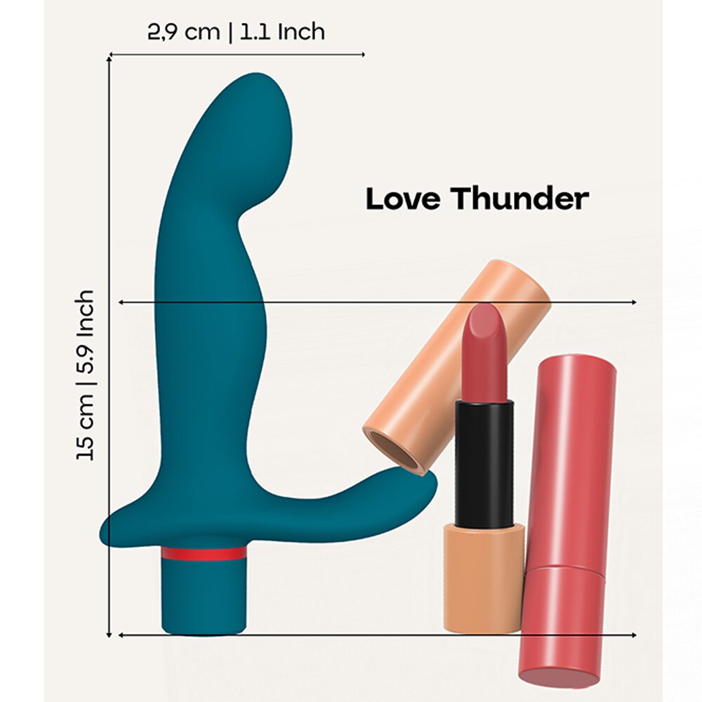 2.9cm Ø Love Thuder Prostate Massager 15.0cm Love Signal Dream Toys