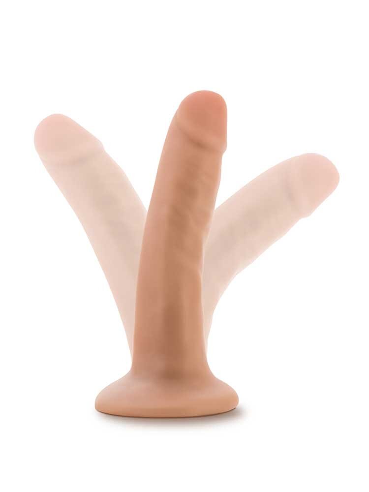 13.9cm Dr Skin Realistic Dildo with Balls Vanilla Blush Novelties