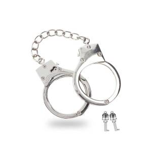 Silver BDSM Handcuffs by Taboom