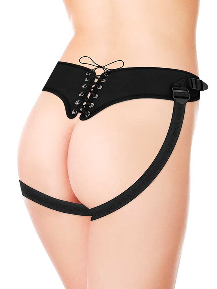 Rock Army 4 Strap Harness with 3 Rings by DreamLove