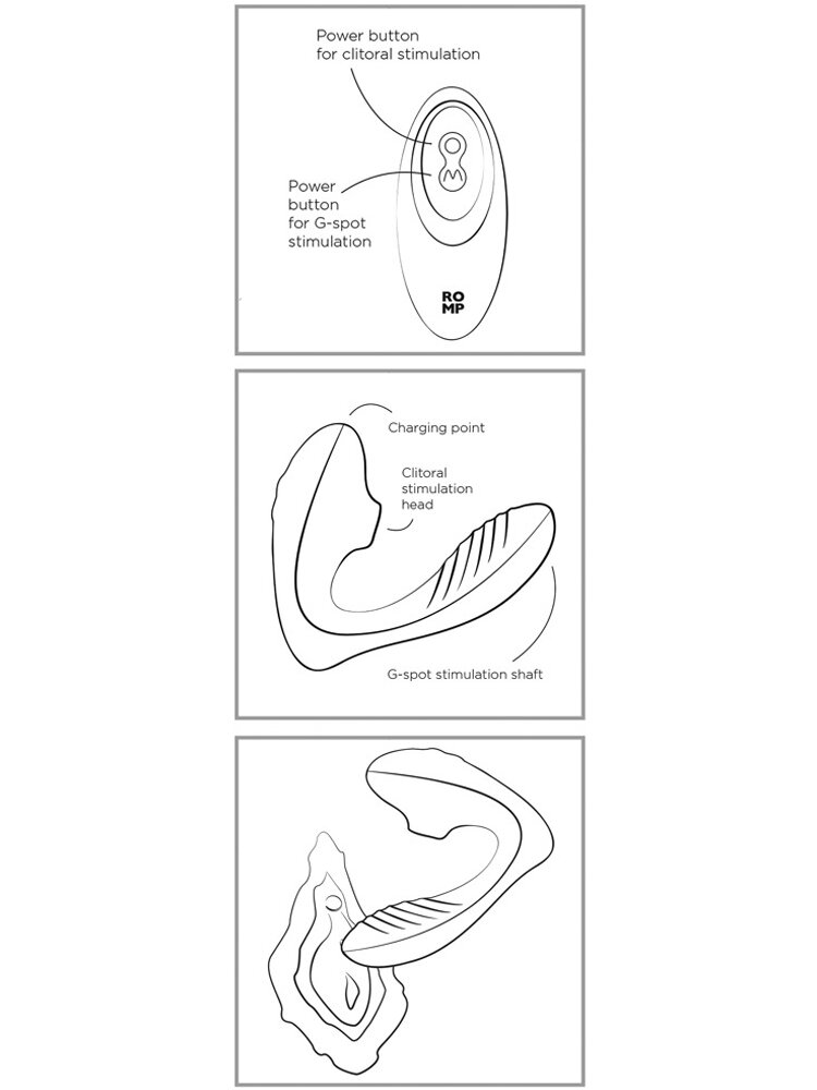 Reverb Double Trouble Clitoral & G-Spot Stimulator Romp