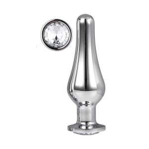 Gleaming Love Pleasure Plug Large Silver by Dream Toys
