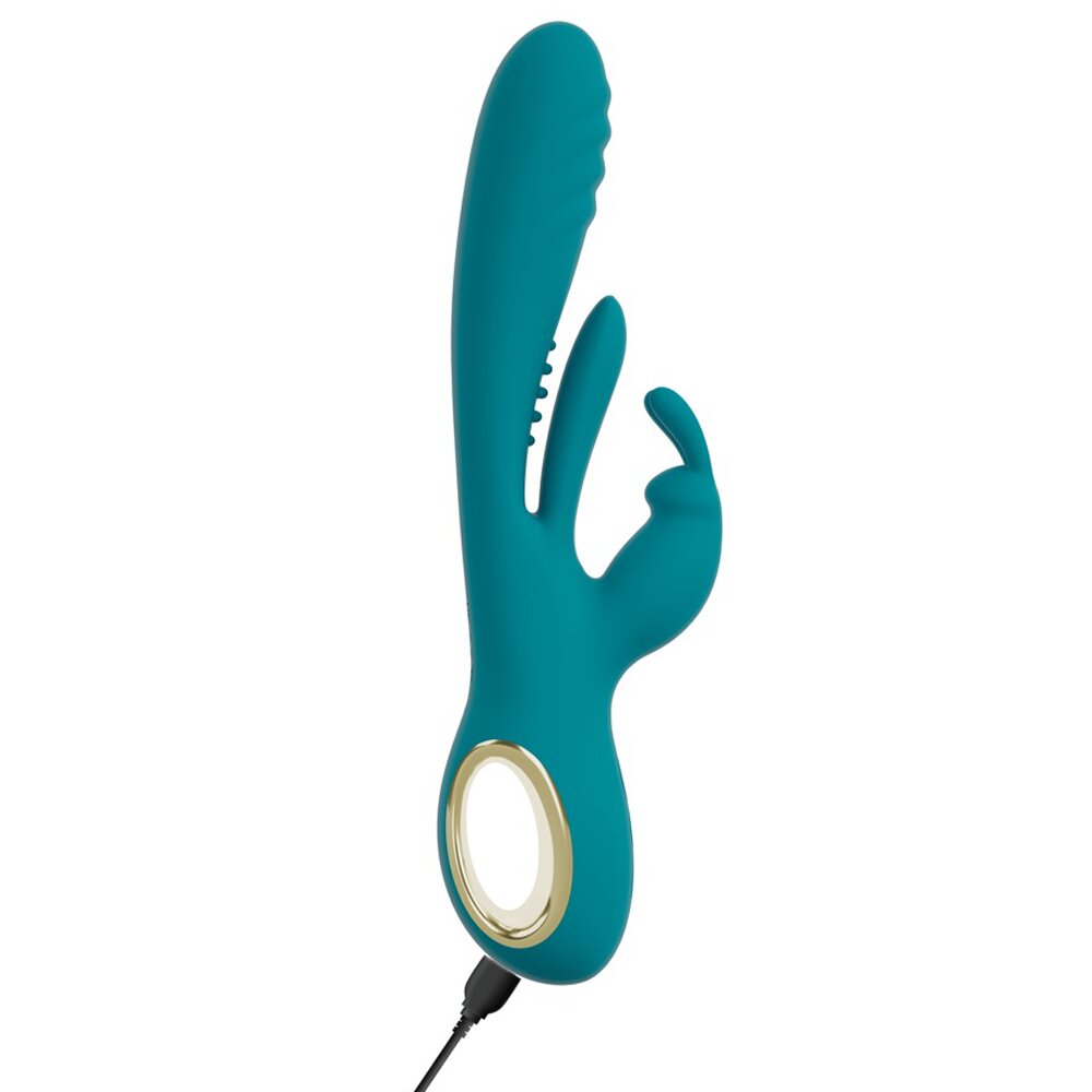 25.0cm Rabbit Thrusting Vibrator with G-Spot Stimulation Sweet Smile Orion