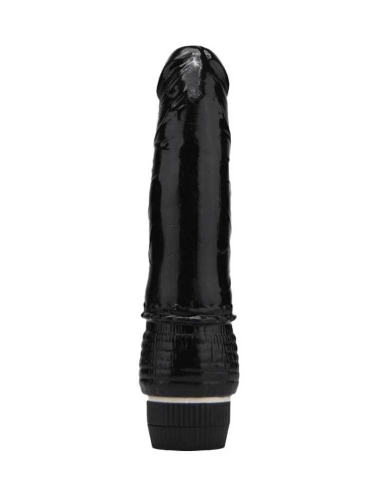 17.0cm Realistic Vibrator Black Loving Joy