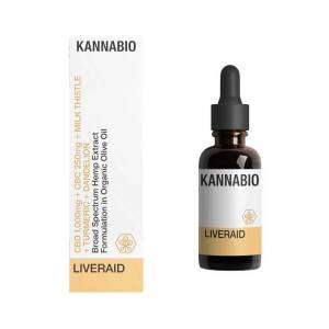 LiverAid για το συκώτι 1,250mg (CBD 1000mg+CBC 250mg+Γαϊδουράγκαθο+Κουρκουμά+Ταραξάκο) 10ml Kannabio