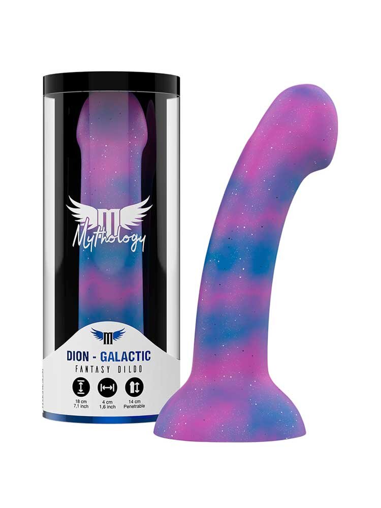 Dion Galactic Mythology Fantasy Dildo 18cm Purple DreamLove