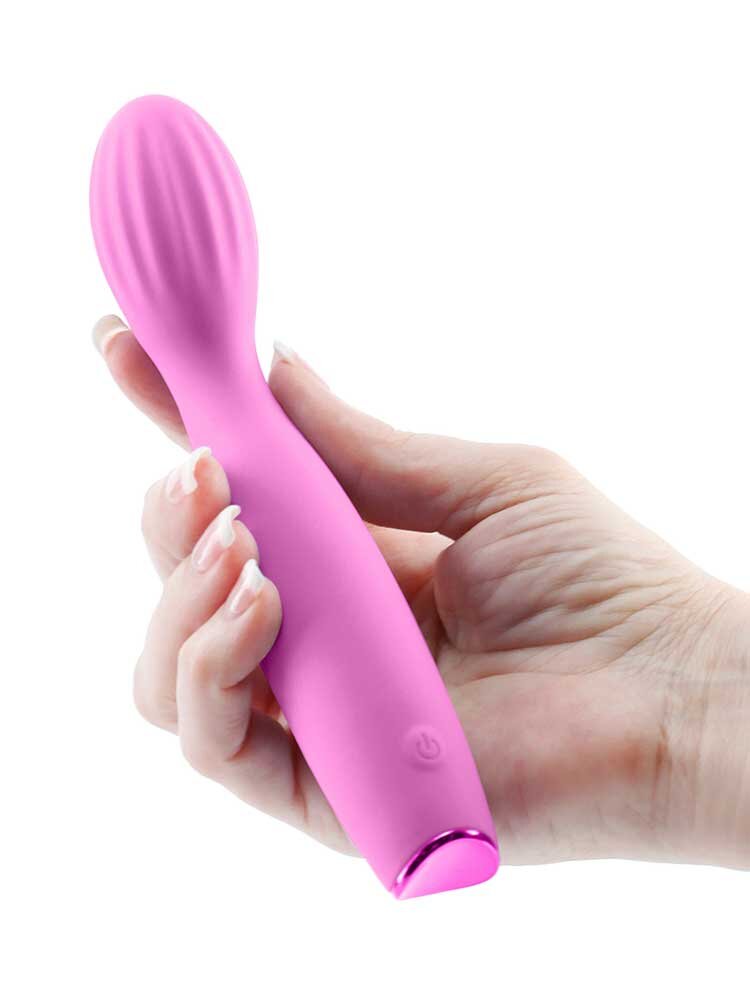 17.0cm Revel Pixie G-Spot Silicone Vibrator Pink NS Novelties