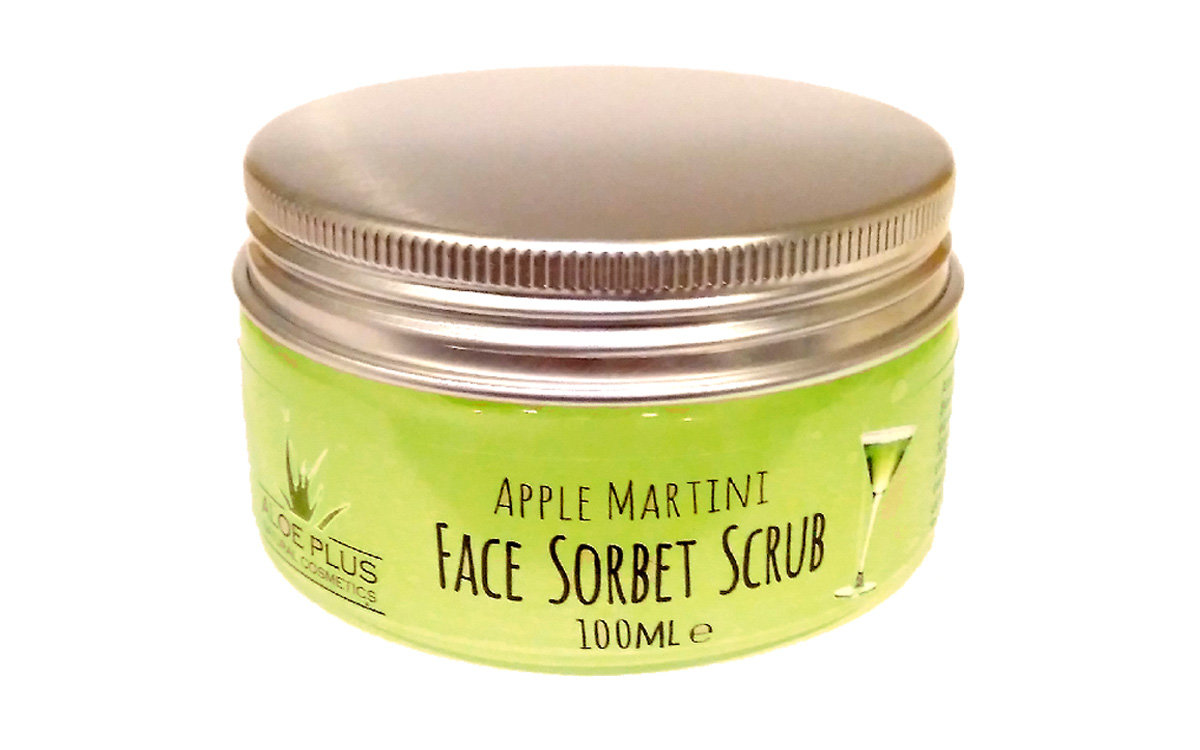 Face Scrub Apple Martini by Aloe Plus