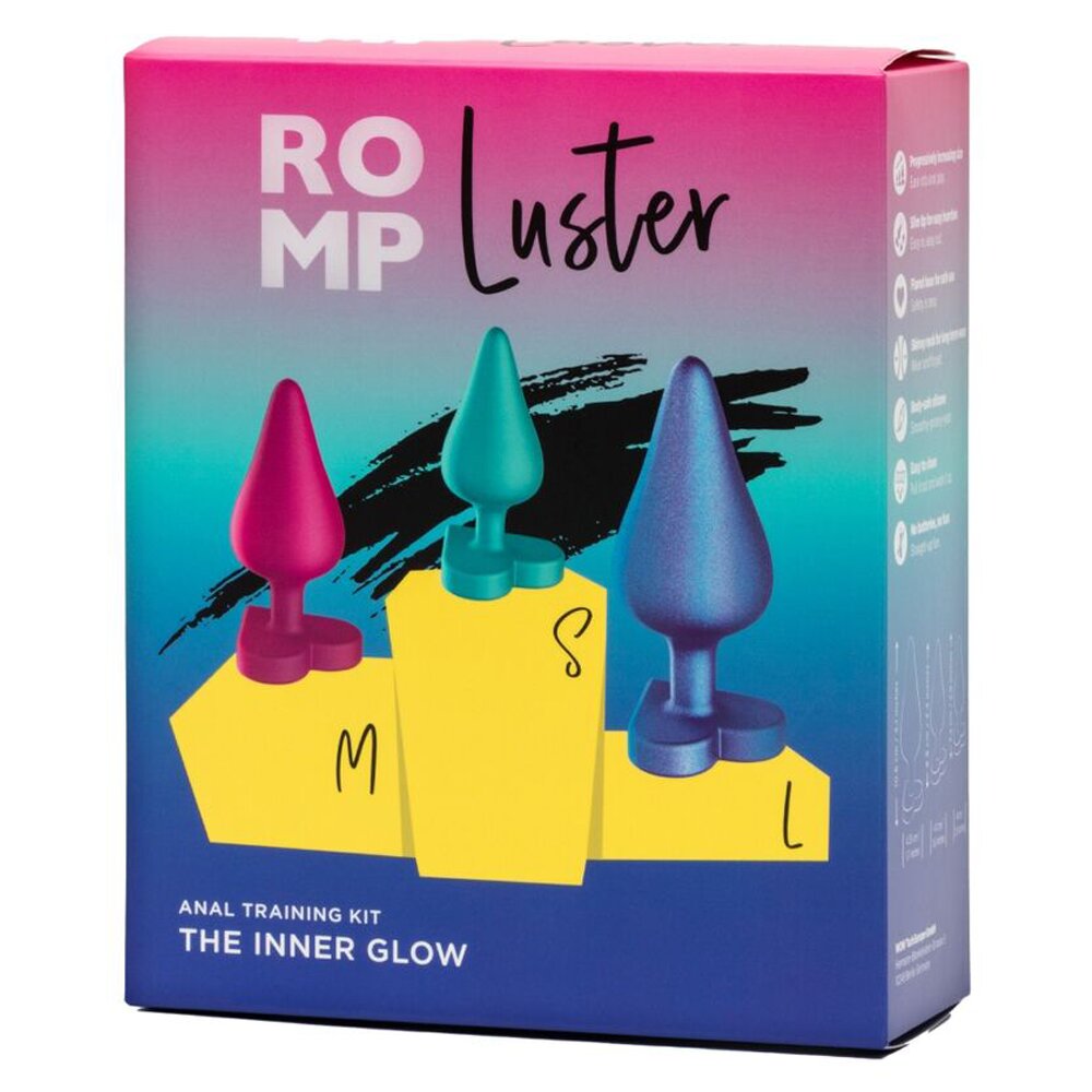 4.4cm Ø Luster The Inner Glow Anal Training Kit 10.5cm Romp