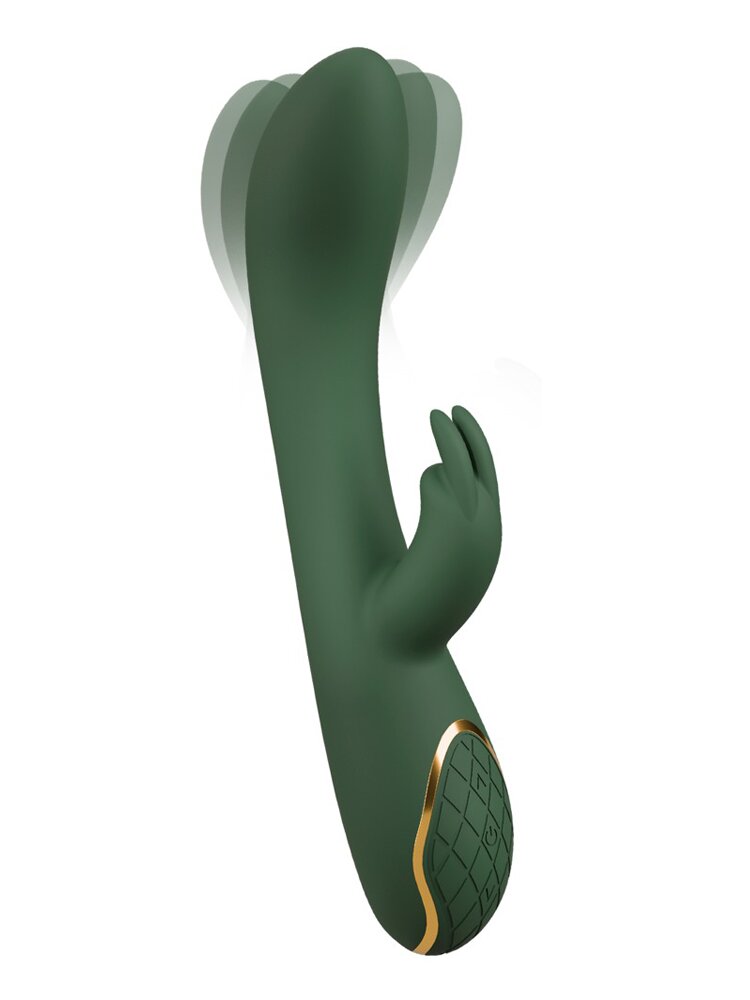 23.0cm Emerald Love Luxurious Slicone Rabbit Vibrator Orion