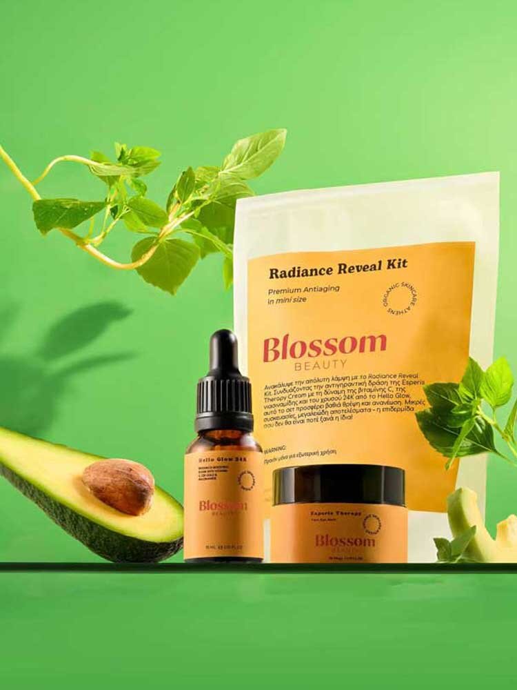 Radiance Reveal Kit – Premium Set Λάμψης & Θεραπείας (Esperis Therapy Cream 30m & Hello Glow Serum 15ml) Blossom Beauty