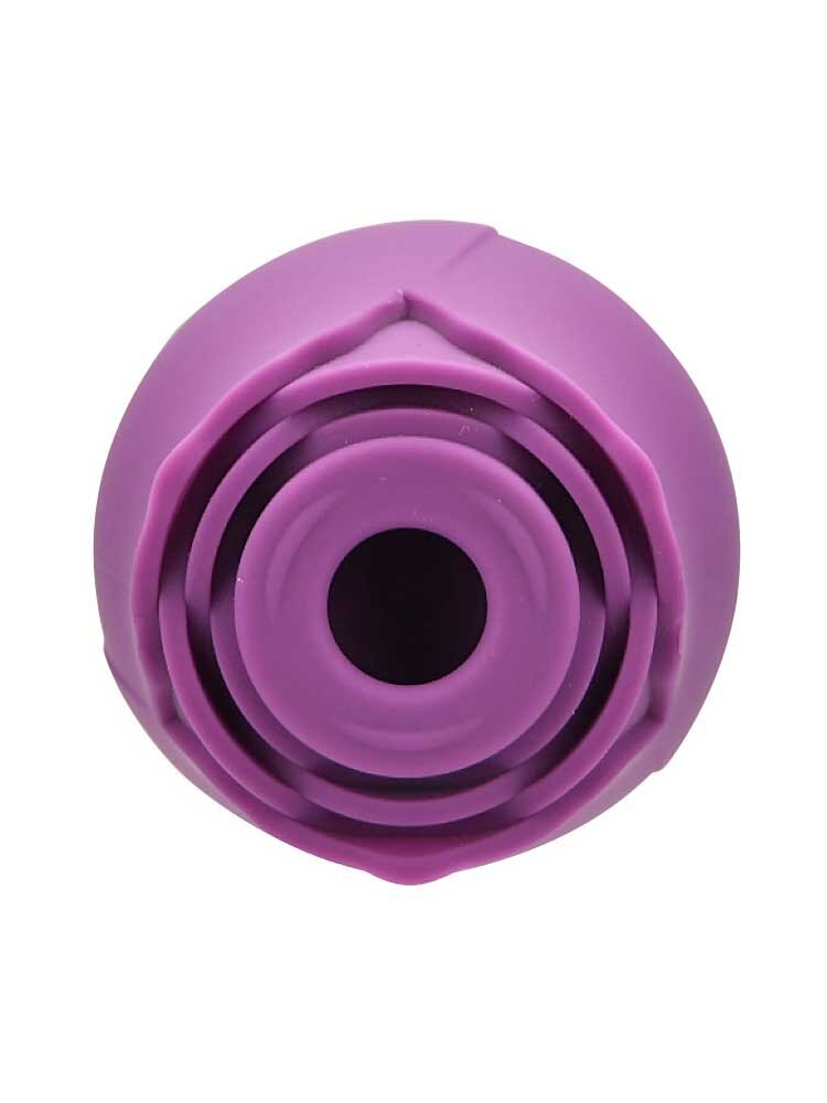 Rose Toy Clitoral Suction Vibrator Purple Loving Joy