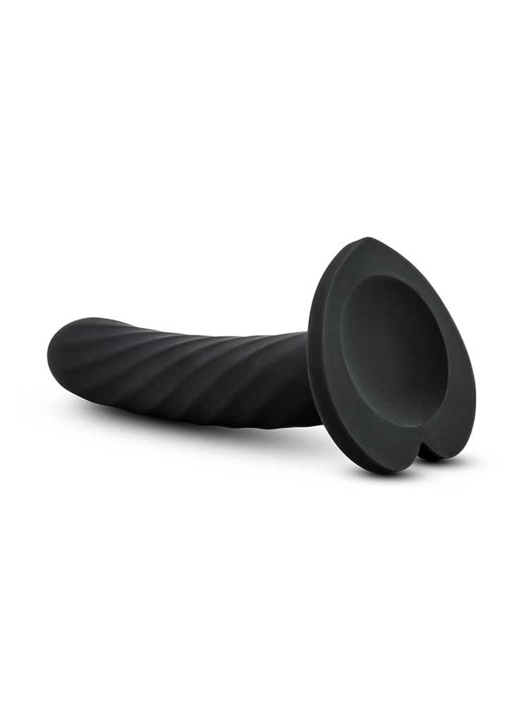 13.2cm Twist Medium Dildo Temptasion Black Blush Novelties