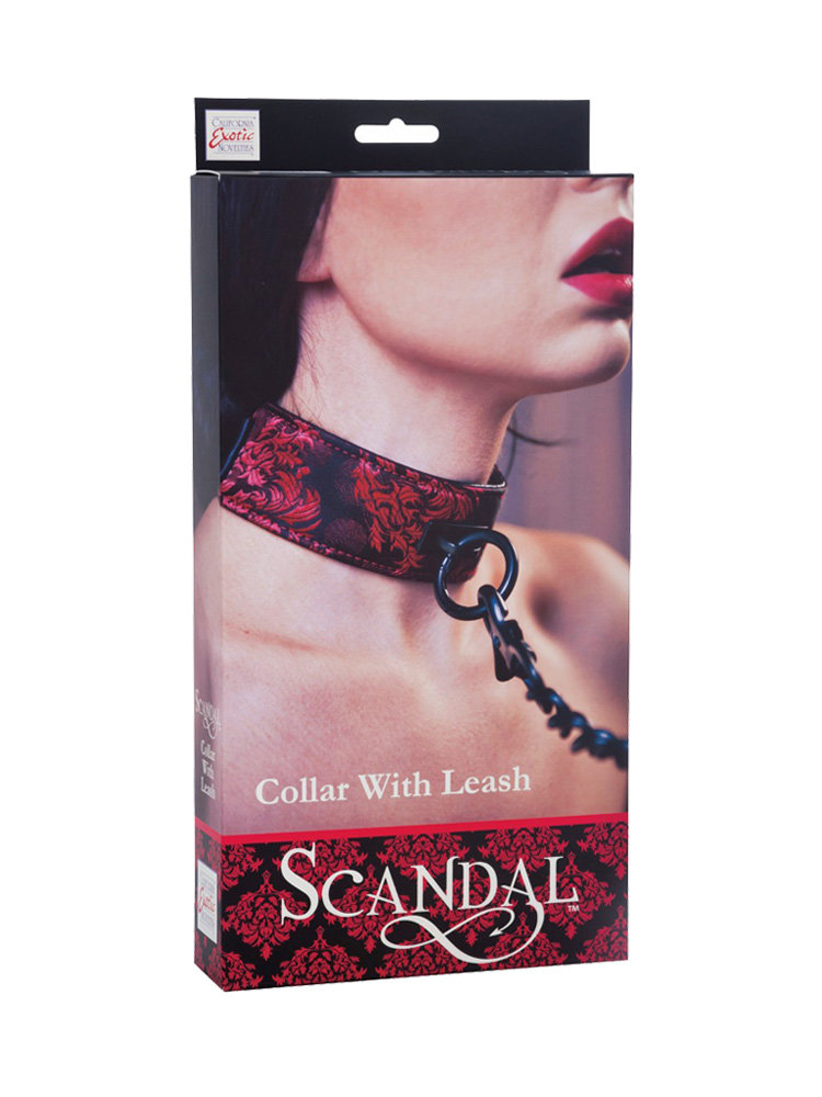 Scandal Collar with Leash by Calexotics