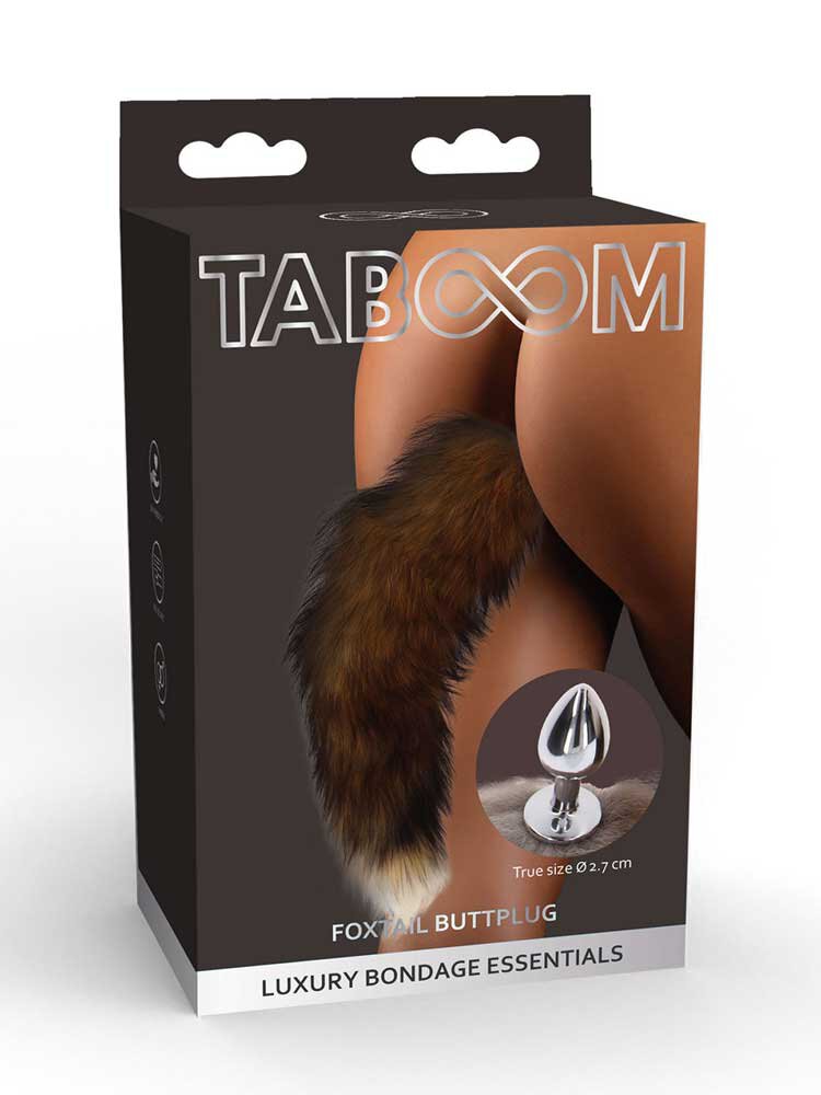 2.7cm Ø Foxtail Butt Plug Luxury Bondage Essentials 50.0cm Taboom