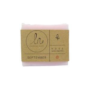 Σεπτέμβριος - Σαπούνι με Τριαντάφυλλο 100gr από LN Handmade Soaps