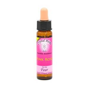 Pink Rose Karmic Flower Essence 10ml Crystal Herbs