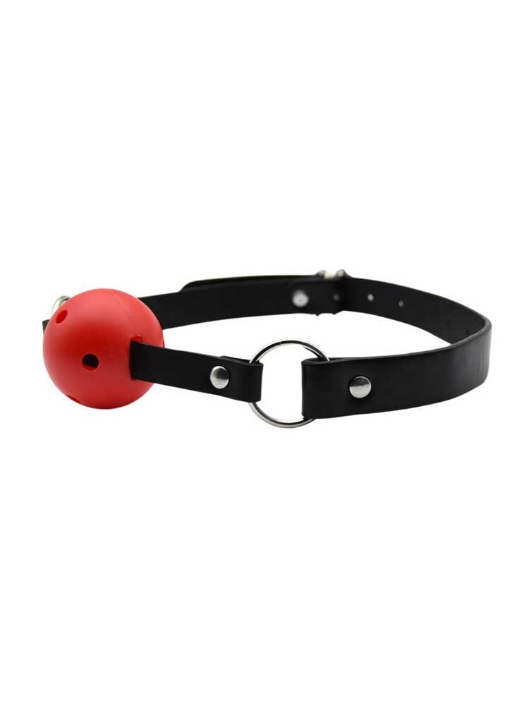 Breathable Ball Gag Red Bound To Play Loving Joy