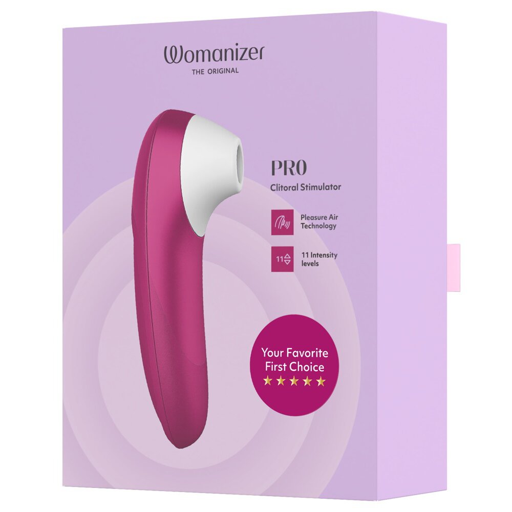 16.0cm PRO Clitoral Stimulator Pink by The Original Womanizer