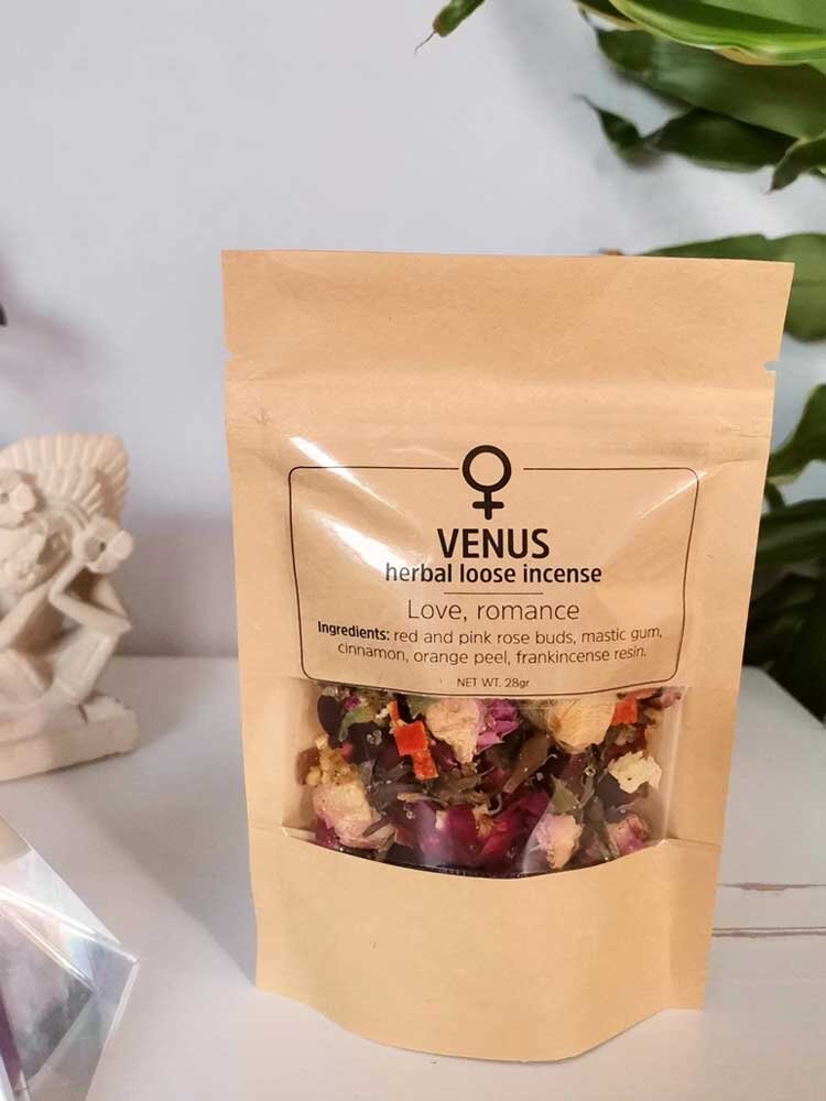 Βοτανικό θυμίαμα Αφροδίτη (Botanical incense Venus) 28gr