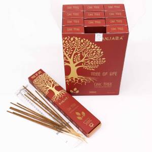 Oak Tree 12 Botanical Incense Sticks 15gr Banjara Incense