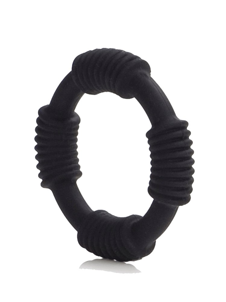 Hercules Silicone Ring Black by CalExotics