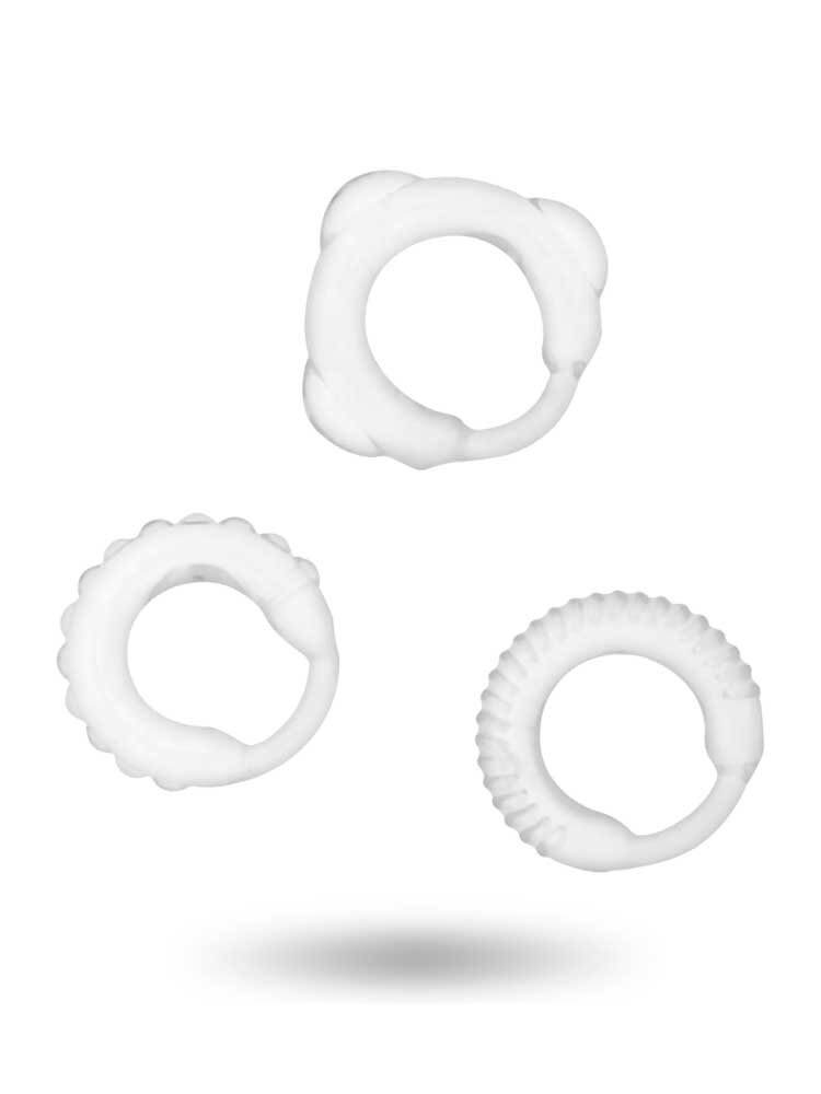 Ring Set for Penis Clear Addicted Toys by DreamLove