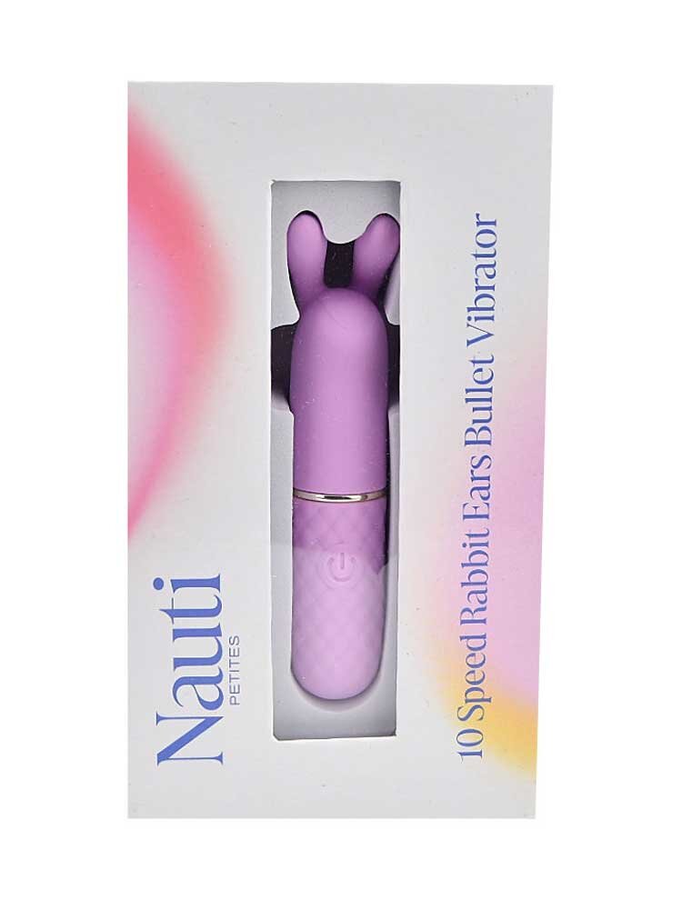 10 Speed Rabbit Ears Bullet Vibrator Pink Nauti Petites
