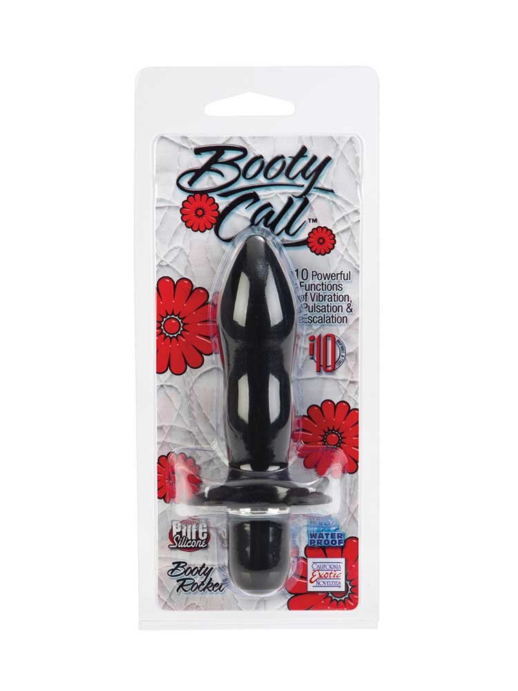 Booty Rocket 10 Functions Vibrating Butt Plug by Calexotics