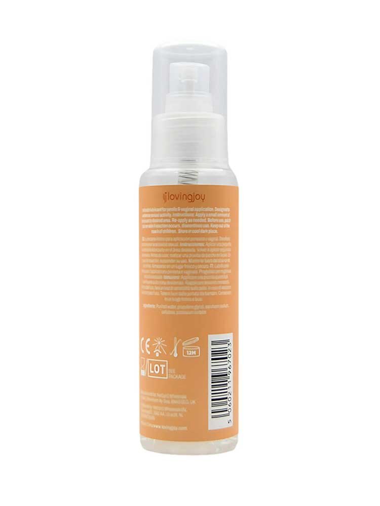 Ροδάκινο Flavoured Waterbased Lubricant (Υδατοδιαλυτό) 100ml Loving Joy