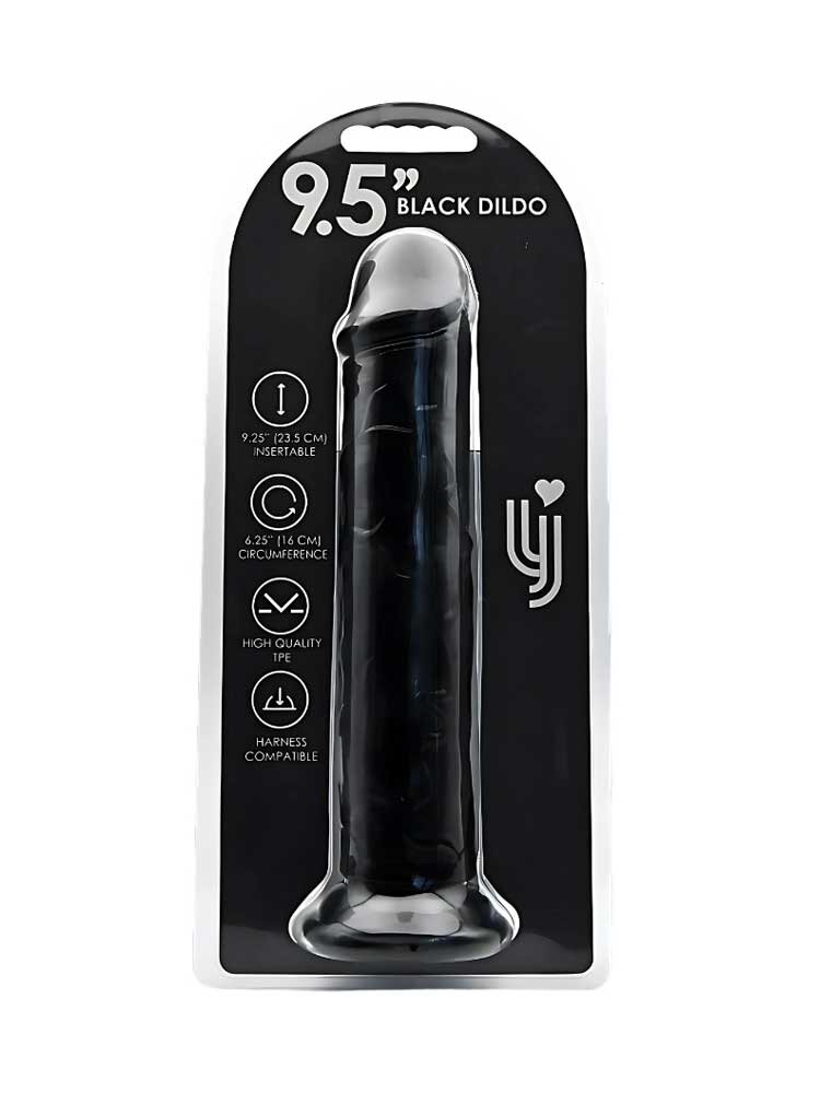 24.0cm Dildo Suction Cup Black Loving Joy