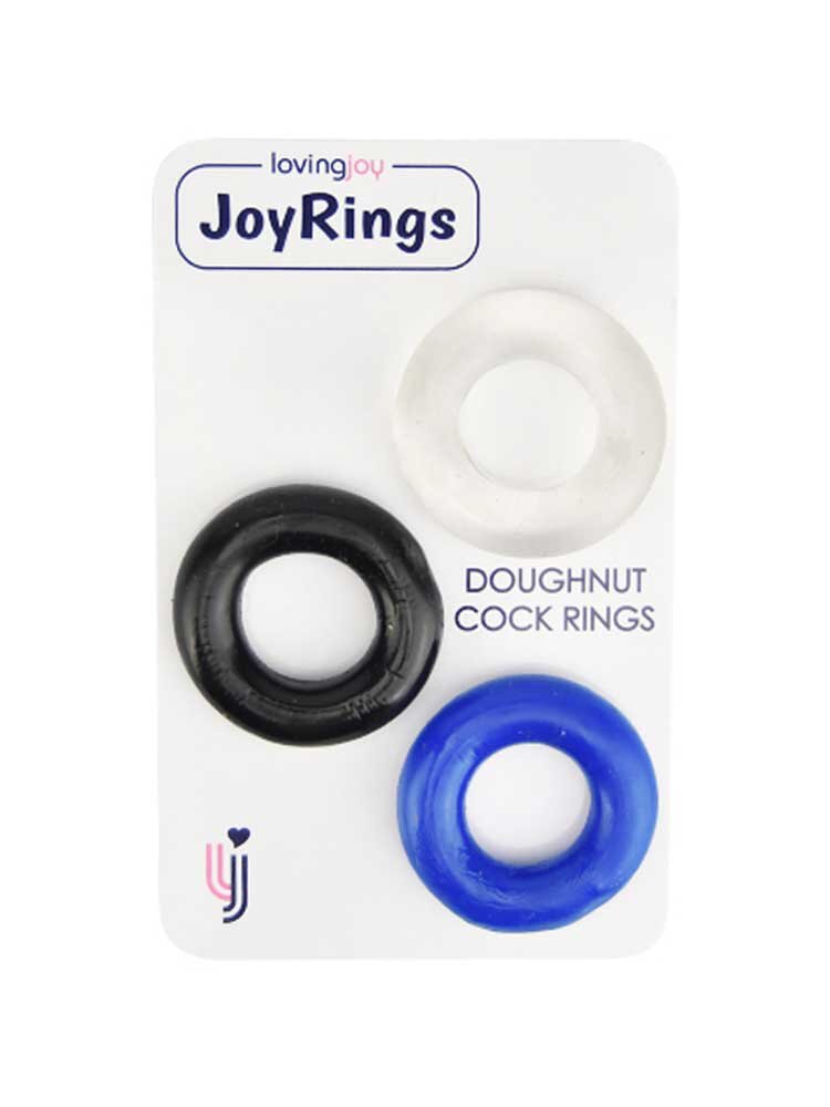 JoyRings Doughnut Cock Rings (3 Pack) Loving Joy