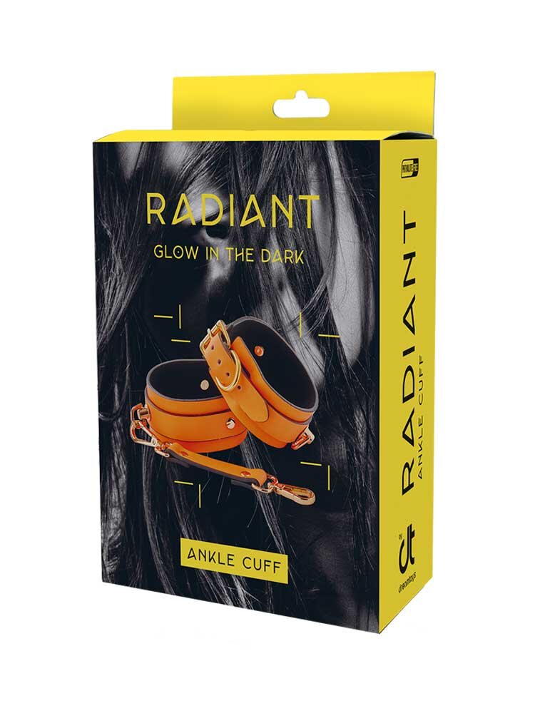 Radiant Ankle Cuffs Glow in the Dark Orange by Dream Toys