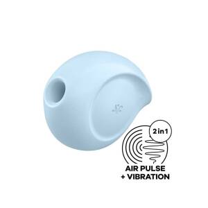 Sugar Rush Air Pulse Stimulator & Vibration Blue by Satisfyer