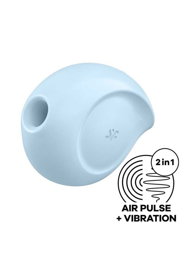 Sugar Rush Air Pulse Stimulator & Vibration Blue by Satisfyer