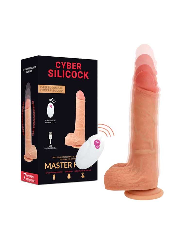 Master Huck Cyber Silicock 21cm Vibrator DreamLove