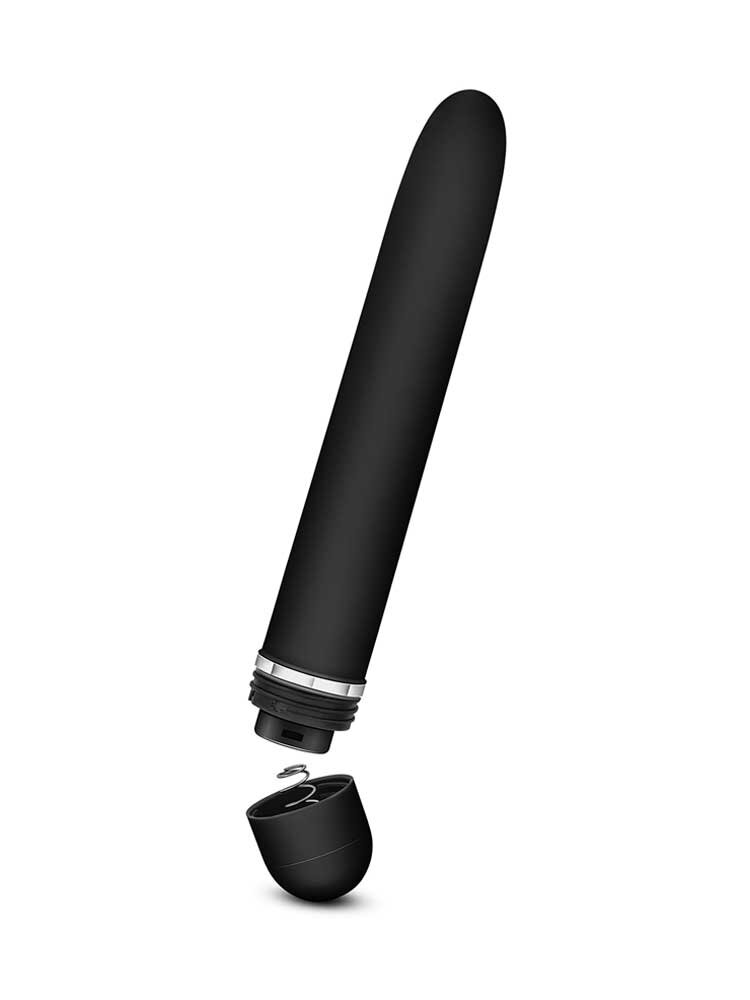 17.7cm Luxuriate Classic Vibrator Black Blush Novelties