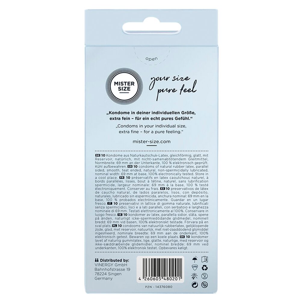 Προφυλακτικά  XXXL 10 Pack (69mm) Mister Size