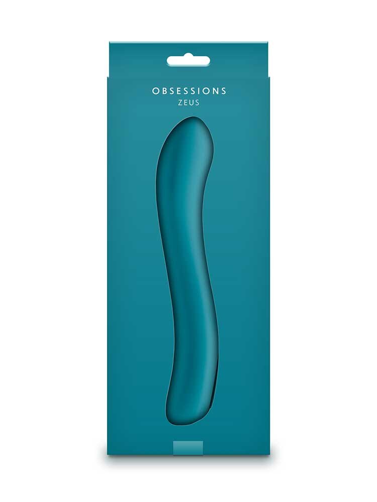 21.3cm Zues Obsessions Classic Vibrator Green NS Novelties